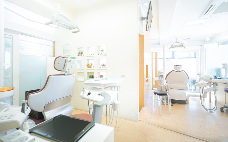 歯科タケダクリニック鶴瀬診療室の診察室